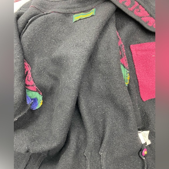 Geiger Black Wool Knit Cardigan Sweater Size 40 Austria ~ Coogi - Picture 6 of 9